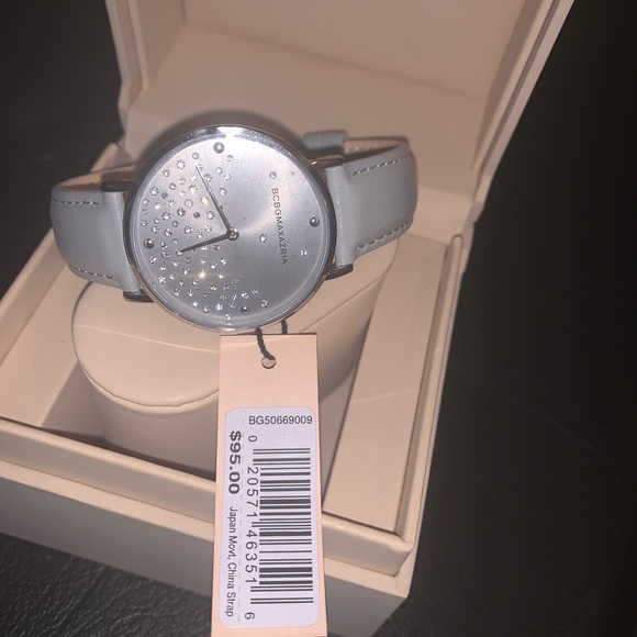 BCBGMAXAZRIA Women's Quartz Watch with Leather Strap - Picture 3 of 3